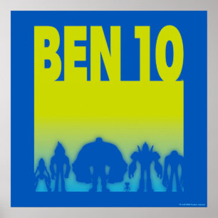 Affiche Logo Ben 10 Alien Line