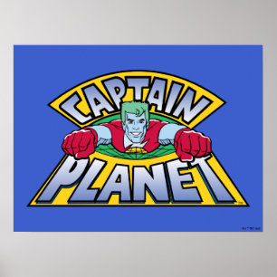 Affiche Logo Captain Planet