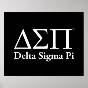 Affiche Logo Classique Delta Sigma Pi