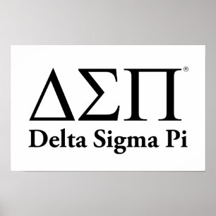 Affiche Logo Classique Delta Sigma Pi