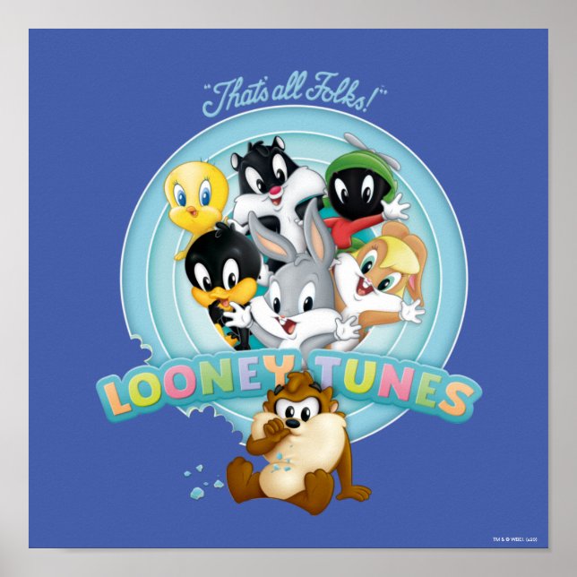 Affiche Logo de Baby Looney Tunes | C'est tous les gens (Devant)