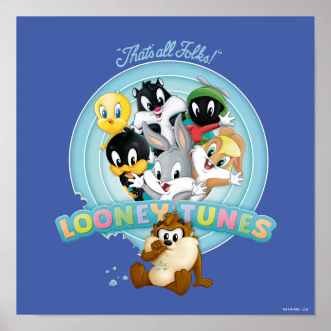 Autocollants vintage Sandylion BABY LOONEY TUNES neufs dans leur