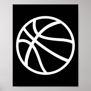 Affiche Logo de basket-ball