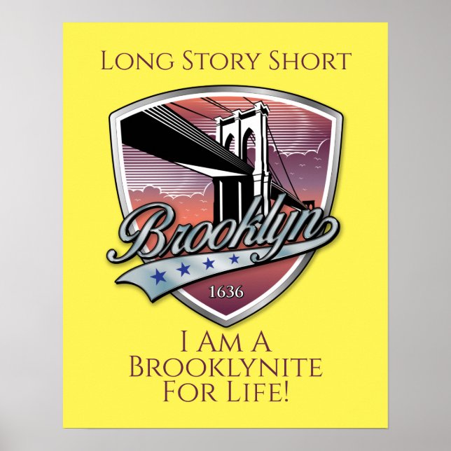 Affiche Logo de Brooklyn (Devant)