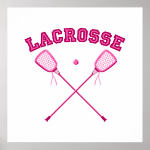 Affiche Logo de crosse rose