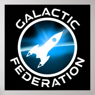 Affiche Logo de fédération galactique