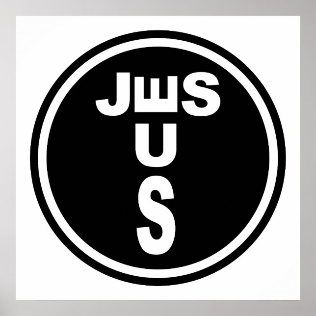 Affiche Logo de Jésus (Devant)