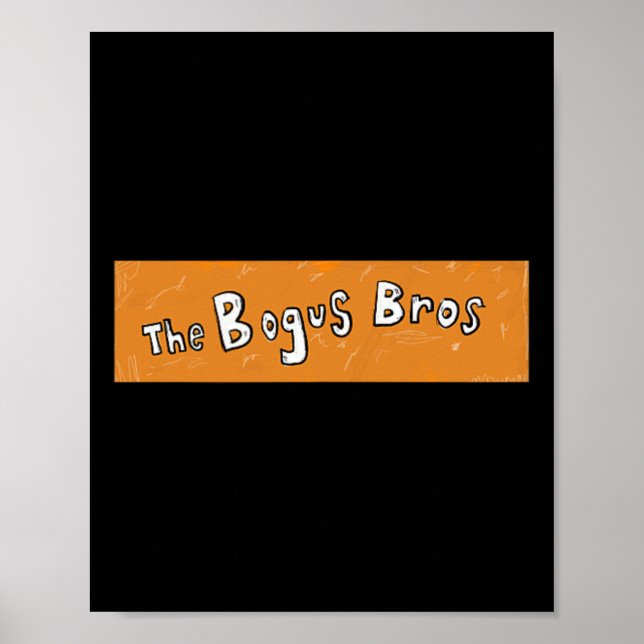 Affiche Logo de la boîte Heist Halloween Bogus Bros (Devant)