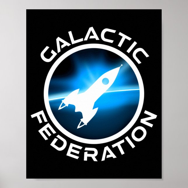 Affiche Logo de la Fédération Galactique  (Devant)