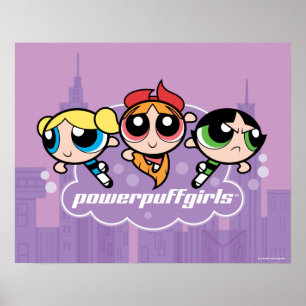 Affiche Logo de l'équipe de Powerpuff