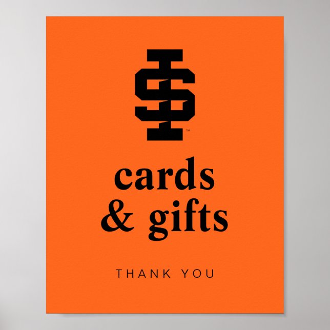 Affiche Logo de l'Université d'État de l'Idaho (Devant)