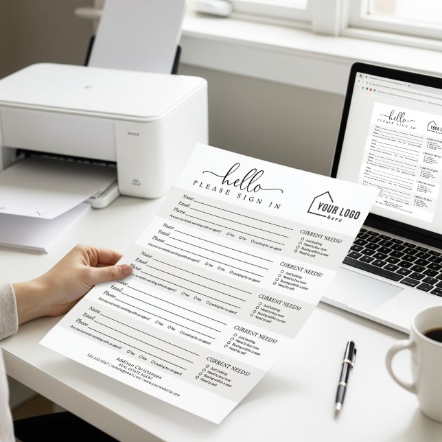 Affiche Logo de marque téléchargeable Ouvrir la fenêtre de (Créateur téléchargé)