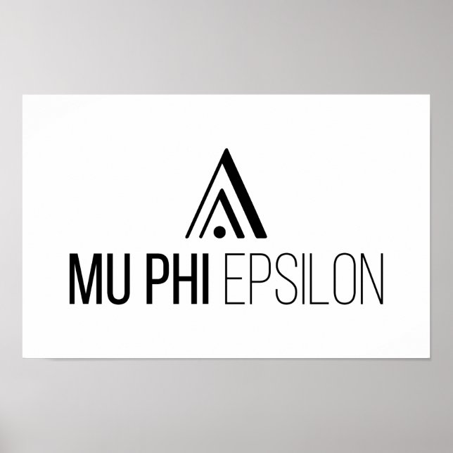 Affiche Logo de Mu Phi Epsilon (Devant)