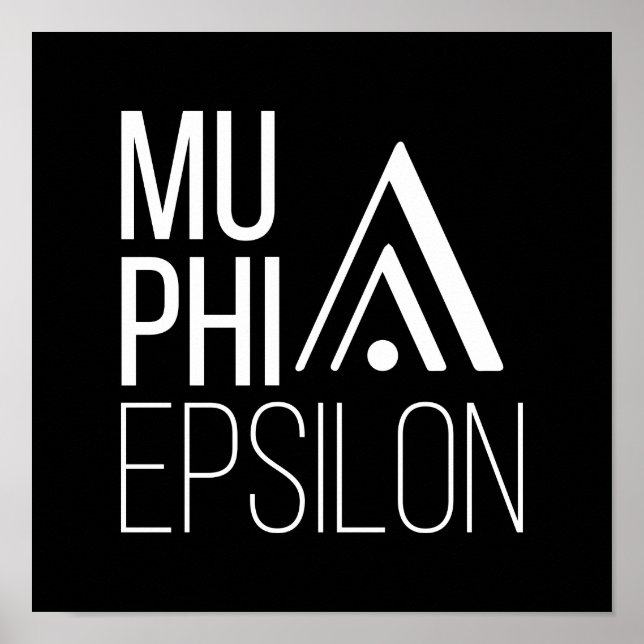 Affiche Logo de Mu Phi Epsilon (Devant)