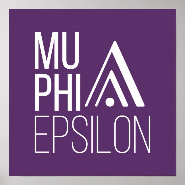Affiche Logo de Mu Phi Epsilon (Devant)