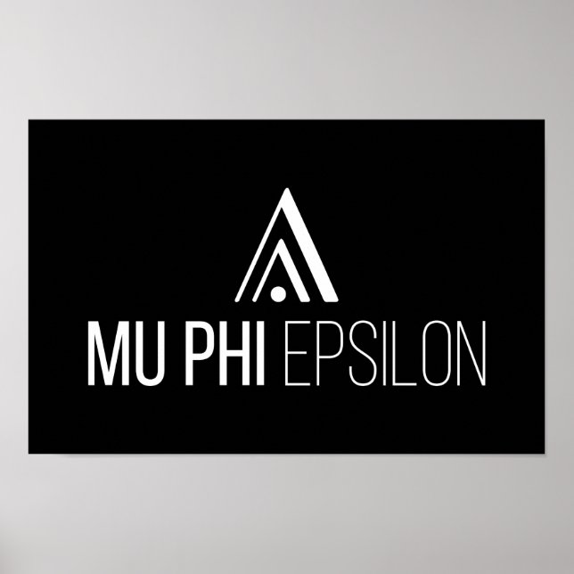 Affiche Logo de Mu Phi Epsilon (Devant)
