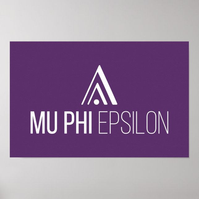 Affiche Logo de Mu Phi Epsilon (Devant)