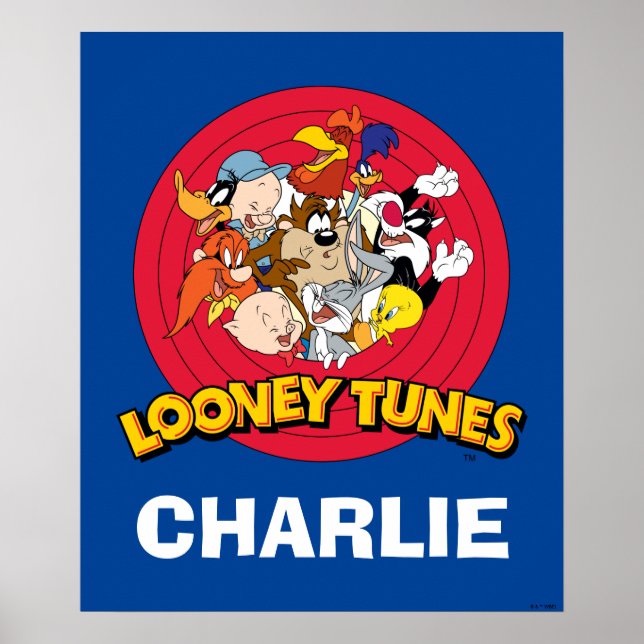 Affiche Logo de personnage de LOONEY TUNES™ (Devant)