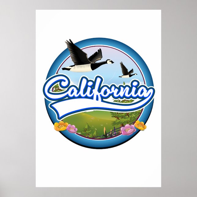 Affiche Logo de vacances des oies de Californie (Devant)