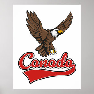 Affiche logo de Voyage Canada