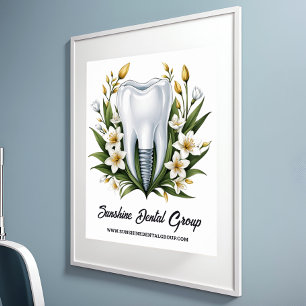 Affiche Logo Dentiste Moderne