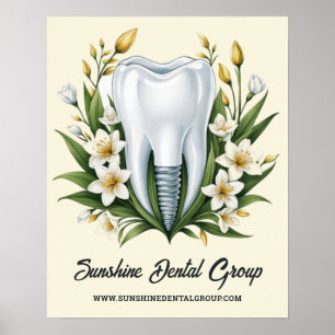 Affiche Logo Dentiste Moderne