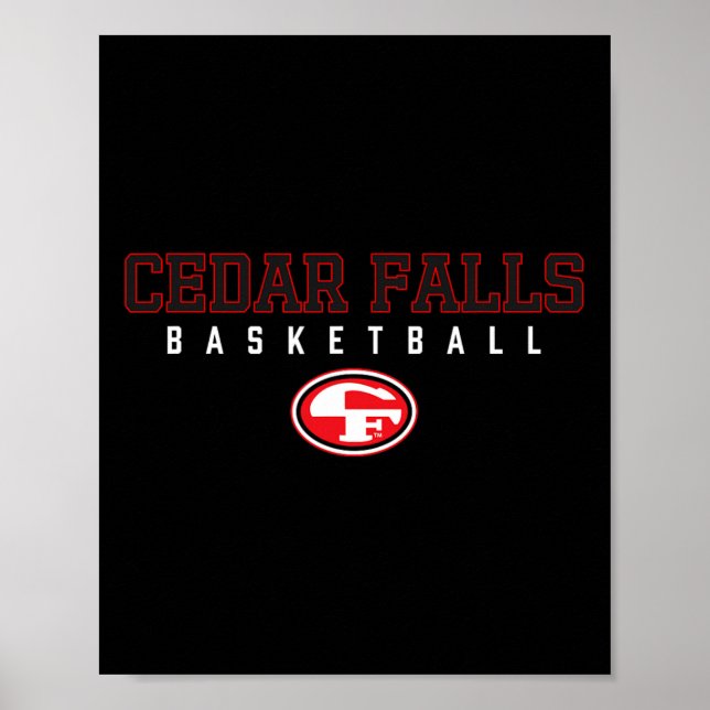 Affiche Logo des Cedar Falls Tigers Sketll Hs  (Devant)