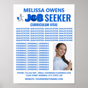 Affiche Logo des chercheurs d'emploi, Curriculum Vitae