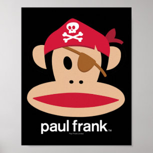 Affiche Logo d'Halloween Julius Pirate Monkey