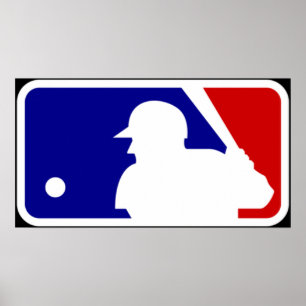 Affiche logo dolanan bal kasti mlb jaman disik
