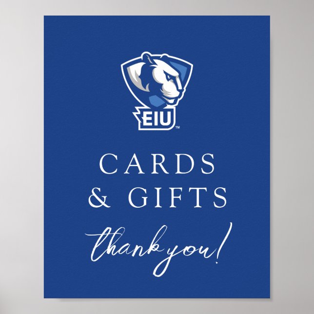 Affiche Logo Eastern Illinois University Panthers (Devant)