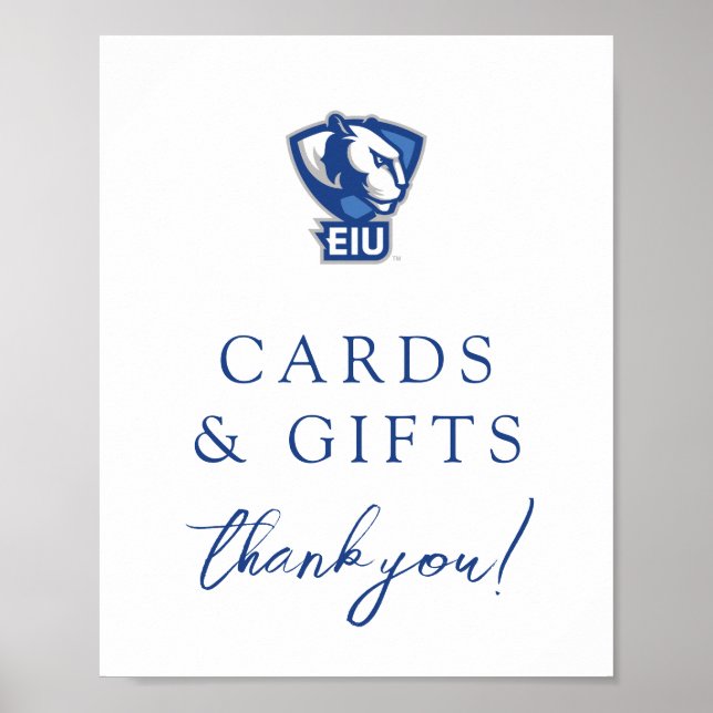 Affiche Logo Eastern Illinois University Panthers (Devant)