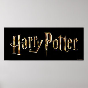 Affiche Logo Gold Harry Potter