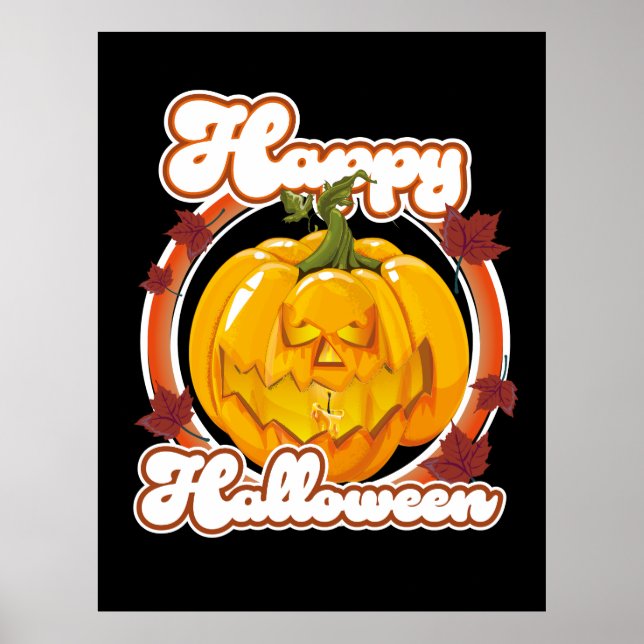 Affiche Logo Happy Halloween (Devant)