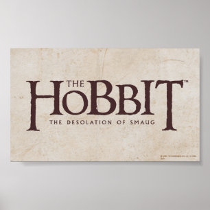 Affiche Logo Hobbit - foncé
