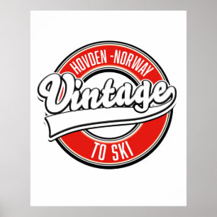 Affiche logo hovden norvège