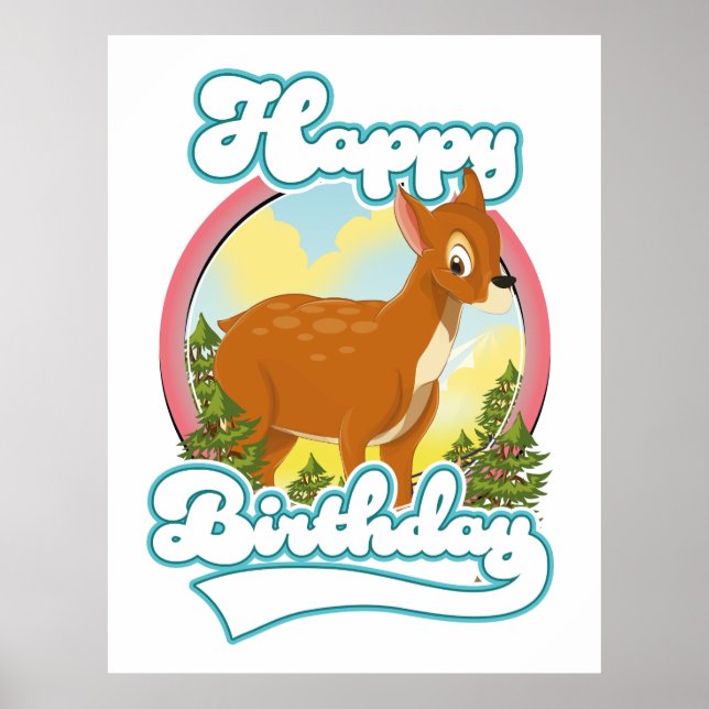 Affiche Logo Joyeux Anniversaire (Devant)