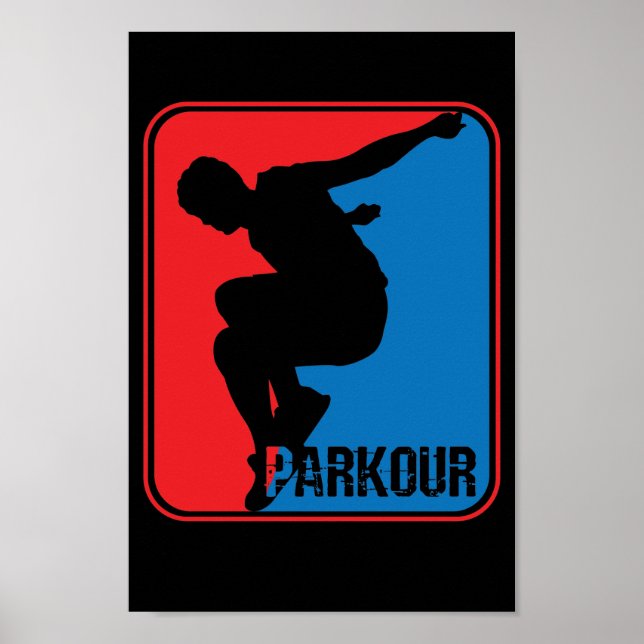 Affiche logo parkour (Devant)