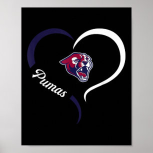 Affiche Logo Perry Pumas Demi Coeur Slogan H