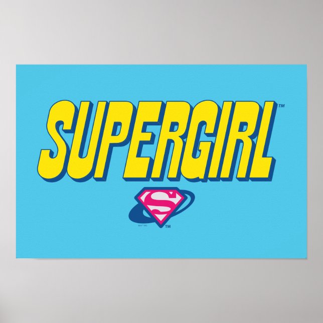 Affiche Logo Pop Supergirl (Devant)