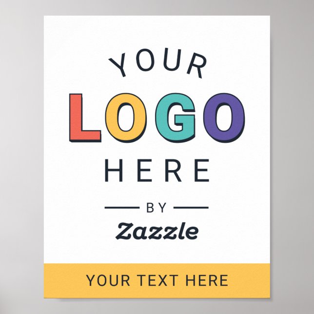 Affiche Logo promotionnel et texte (Devant)