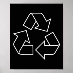 Affiche Logo Recyclage Symbole de recyclage Jour des terre
