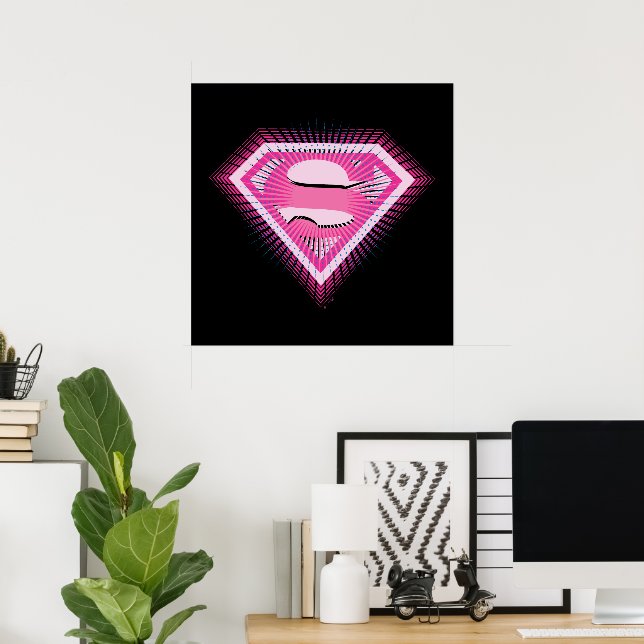 Affiche Logo Rose Supergirl (Bureau à domicile)