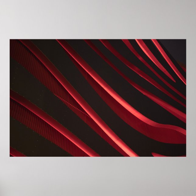 Affiche Logo rouge et noir (Devant)