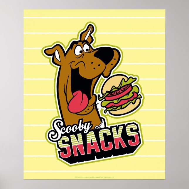 Affiche Logo Scooby-Doo "Scooby Snacks" (Devant)