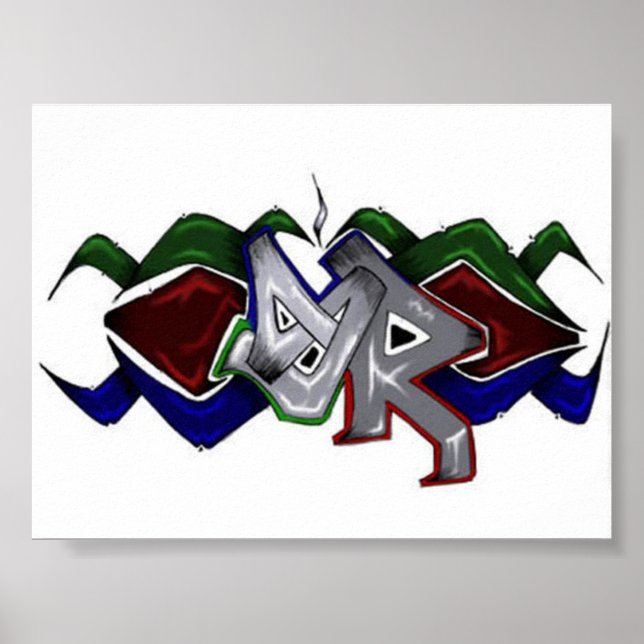 Affiche Logo SkyRoot Grafitti (Devant)