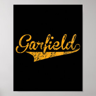 Affiche Logo sportif Garfield