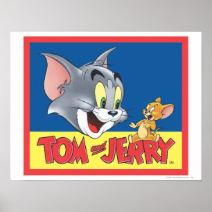 Affiche Logo Tom Et Jerry Ombragé