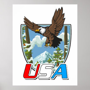 Affiche Logo USA Patriot