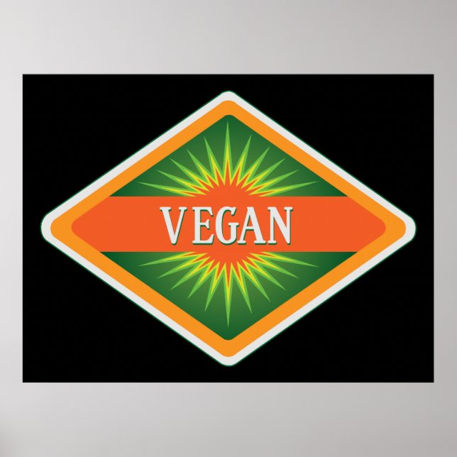 Affiche Logo Vegan Colours (Devant)